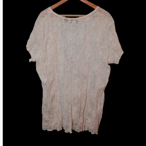 Avenue floral net pullover cream 22/24 - Picture 2 of 7